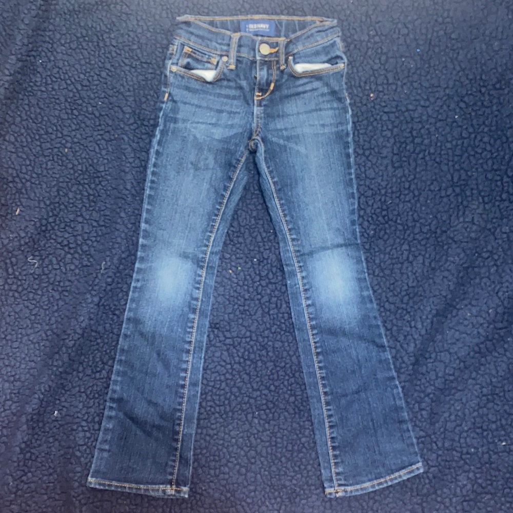 Old Navy boys 7 slim blue jeans